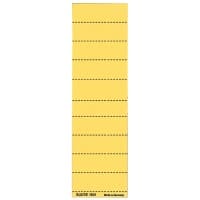 Leitz ALPHA Beschriftungsschilder 1901 Für Vollsichtreiter 6114 4-zeilig beschriftbar Gelb Karton 6 x 21,5 cm 100 Stück