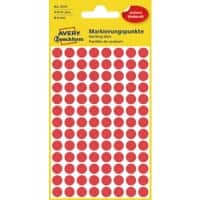 AVERY Zweckform Markierungspunkte 3010 Rot 4 Blatt à 104 Etiketten