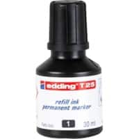 edding Nachfülltinte Schwarz T25 30 ml