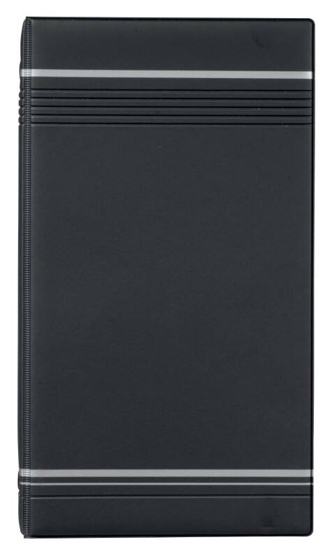 DURABLE Visitenkartenbuch Visifix DIN A4 200 Karten Anthrazit 14,5 x 25,5 cm