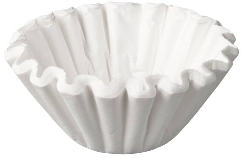 Kaffeefilter Papier Weiß 25 x 8,4 cm 1000 Stück