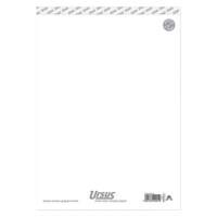 Ursrus Style Weiß A4 oben gebunden Papierumschlag Notizblock 50 Blatt