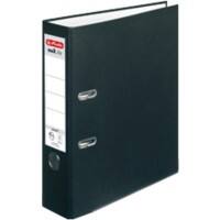 herlitz maX.file protect Ordner A4 80 mm Schwarz 2 Ringe 5480801 Pappkarton, PP (Polypropylen) Texturiert Hochformat