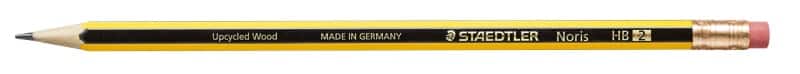 STAEDTLER Bleistift mit Radiergummi Noris 122 HB