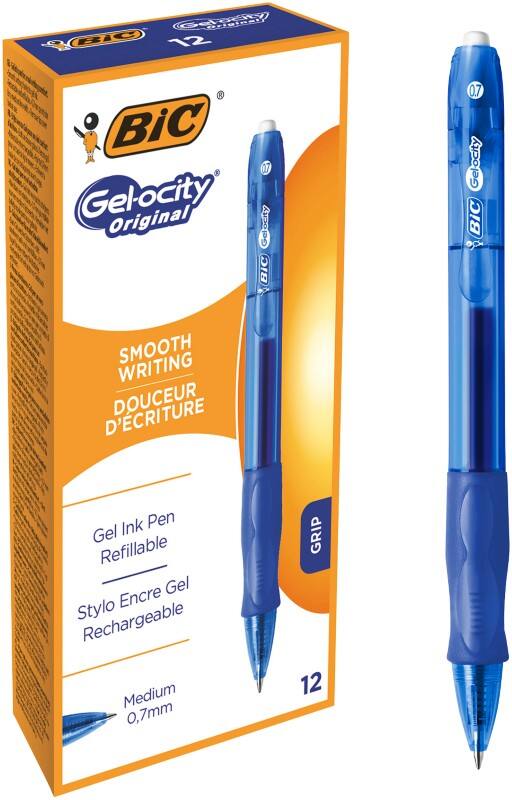 BIC Gel-ocity Original Gelschreiber 0.4 mm Blau 12 Stück