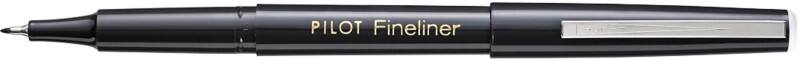 Pilot Fineliner Fineliner 0.4 mm Nadelspitze Schwarz