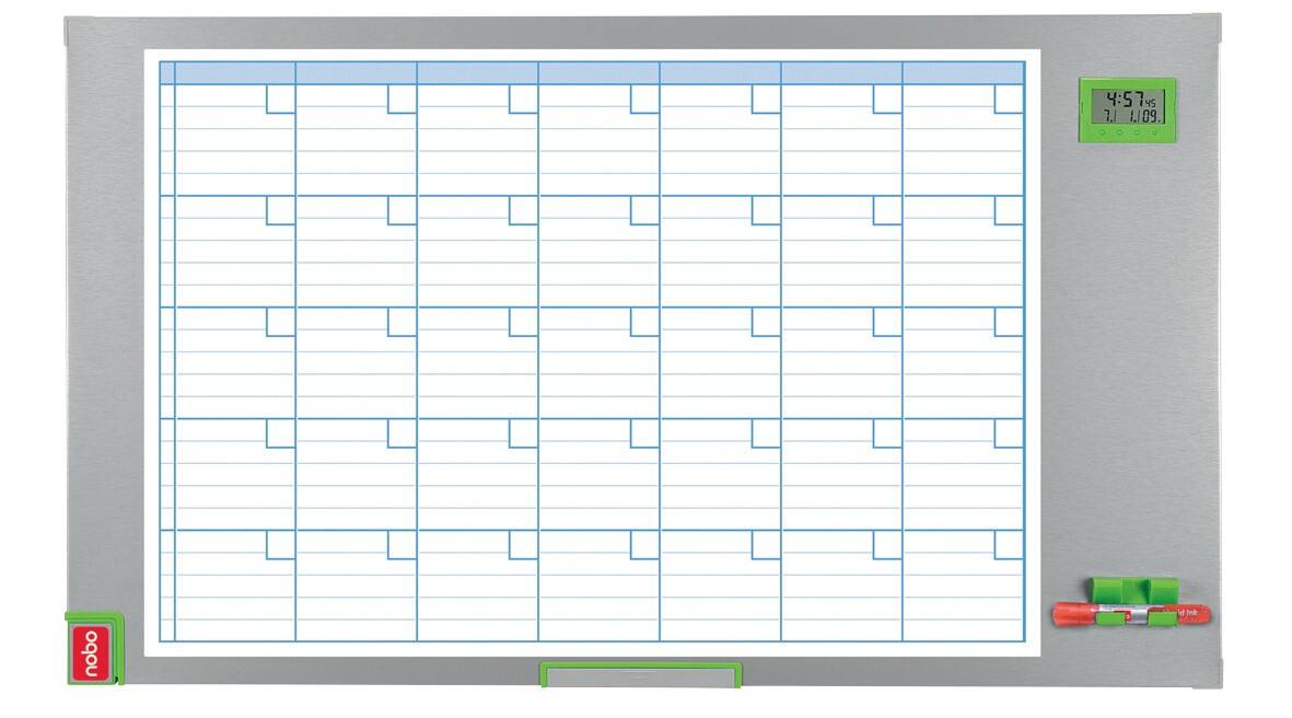 Nobo Plantafel Silber 104 x 60 cm