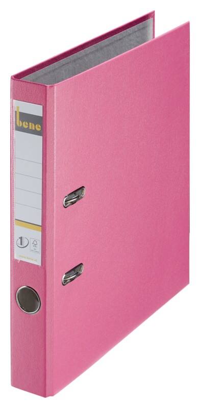 Bene No.1 Power Schmal Ordner A4 52 mm Rosa 2 Ringe 291600 Kunststoff Hochformat