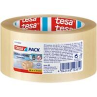 tesa Verpackungsklebeband tesapack Ultra Strong Transparent 50 mm (B) x 66 m (L) PVC (Polyvinylchlorid)