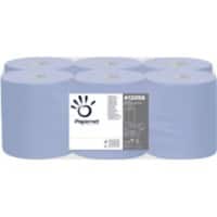 Papernet Standard Recycelt 100% Handtuchrolle Gerollt Blau 2-lagig 412056 6 Rollen à 450 Blatt
