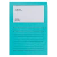Elco Papiersichthüllen DIN A4 Intensiv Blau 120 g/m² Papier 100 Stück
