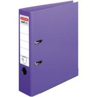 herlitz maX.file Protect plus Ordner A4 80 mm Violett 2 Ringe Pappkarton, PP (Polypropylen) Texturiert