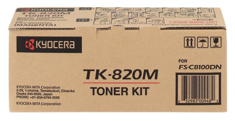Kyocera TK-820M Original Tonerkartusche Magenta