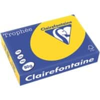 Clairefontaine DIN A4 Farbiges Papier Gold, Gelb 80 g/m² Matt 500 Blatt