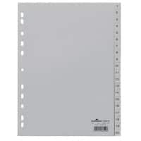 DURABLE 1 bis 20 Register A4 Grau PP (Polypropylen) 6522