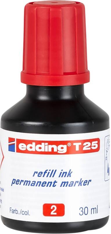 edding Nachfülltinte Rot T25 30 ml