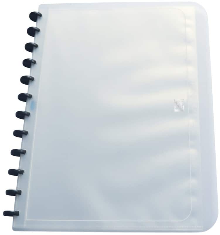 OXFORD Ringmappe Vario-Zipp A4 Transaprent PP (Polypropylen) 26,5 x 2,1 x 31 cm