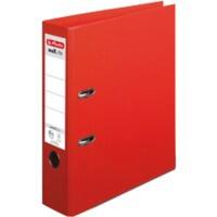 herlitz maX.file Protect plus Ordner A4 80 mm Rot 2 Ringe Pappkarton, PP (Polypropylen) Texturiert