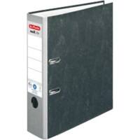 herlitz maX.file Ordner DIN A4 80 mm Grau 2 Ringe Pappkarton Wolkenmarmor Hochformat