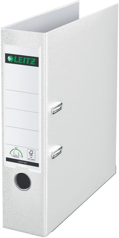 Leitz 180° Breit Ordner A4 82 mm Weiß 2 Ringe 1010 Kunststoff Glatt Hochformat