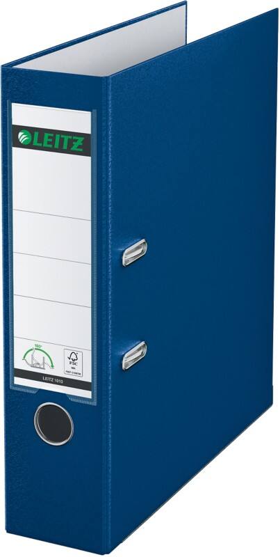 Leitz 180° Breit Ordner A4 82 mm Blau 2 Ringe 1010 Kunststoff Glatt Hochformat