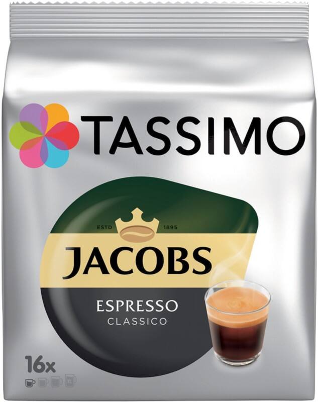 Tassimo Kaffee Kapseln Espresso Intenso 16 Stück à 7 g