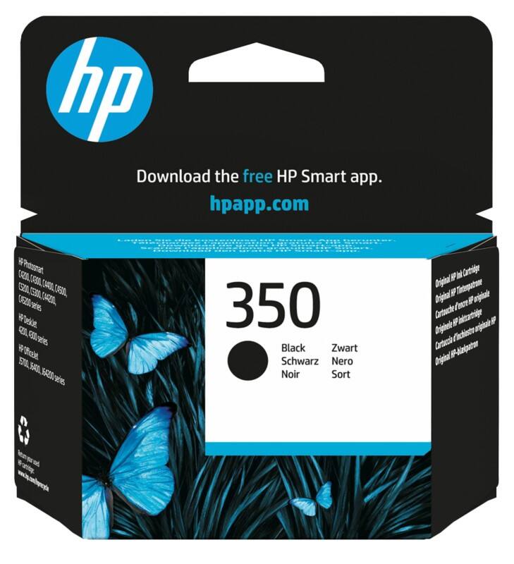 HP 350 Original Tintenpatrone CB335EE Schwarz