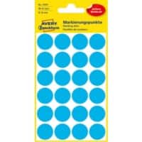 AVERY Zweckform Markierungspunkte 3005 Blau 4 Blatt à 24 Etiketten