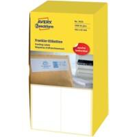 AVERY Zweckform Frankieretiketten 3433 Weiß 163 x 43 mm 500 Blatt à 2 Etiketten