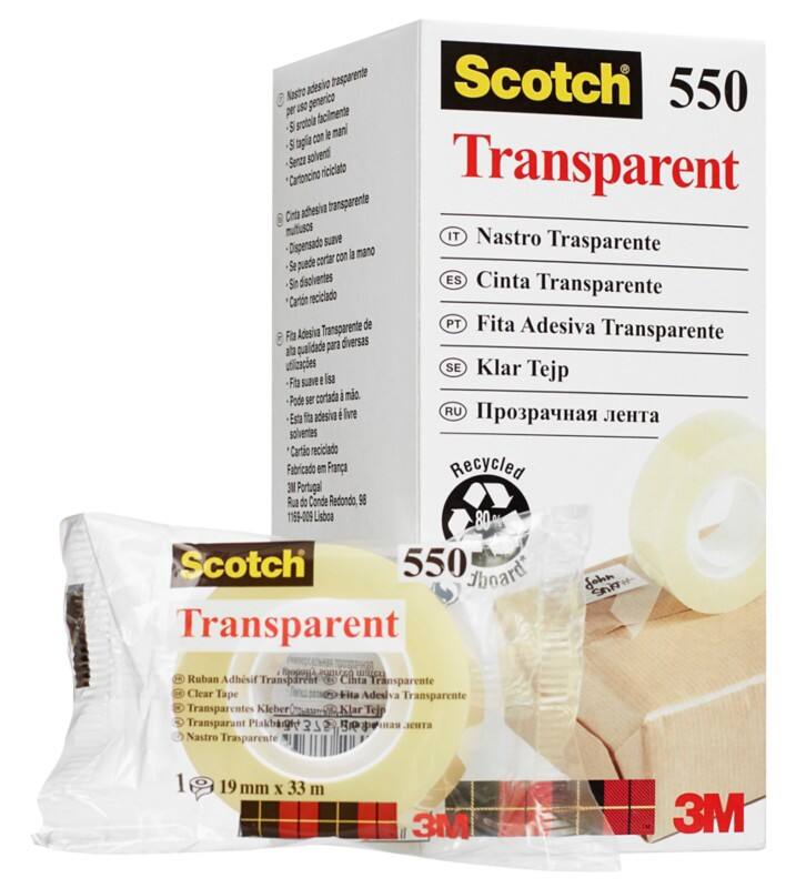 Scotch Klebeband FT510029596 Transparent 19 mm (B) x 33 m (L) Acryl  8 Rollen à 33 m