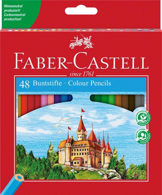 Faber-Castell Castle Buntstifte Farbig sortiert 48 Stück