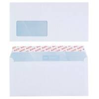 Elco Premium Briefumschläge Mit Fenster C6/5 229 (B) x 114 (H) mm Abziehstreifen Weiß 100 g/m² 500 Stück