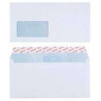Elco Premium C6/5 Abziehstreifen Briefumschläge Weiß 229 (B) x 114 (H) mm Mit Fenster 100 g/m² 500 Stück