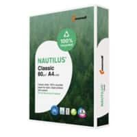 Nautilus 100% Recycling Kopier-/ Druckerpapier Classic A4 80 g/m² Weiß 112 CIE 500 Blatt