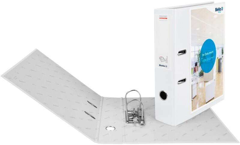 Biella Creative Breit Ordner A4 70 mm Weiß 2 Ringe 10342701U Kunststoff Hochformat