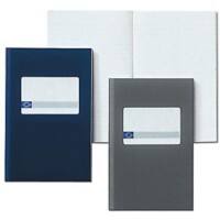 Djois Atlanta 165 x 105 mm Graues Hardcover-Notizbuch Liniert Schutzumschlag Liniert 96 Blatt