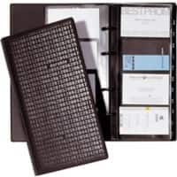 DURABLE Visitenkartenbuch Visifix Centium DIN A4 200 Karten Schwarz 14,5 x 4,5 x 25,5 cm