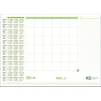 Ursus Schreibunterlage mit 3-Jahres-Kalendarium und Wochenplan 52 x 5 x 37,5 cm 30 Blatt Weiß