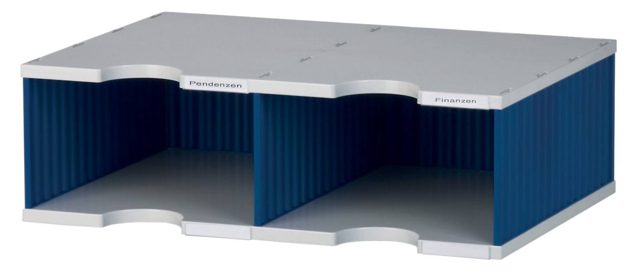 Styro Sortiersystem Styrodoc® Grau, Schwarz 48,5 x 33,1 x 15,3 cm