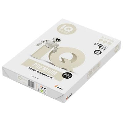 IQ Premium DIN A3 Druckerpapier 80 g/m² Glatt Weiß 500 Blatt