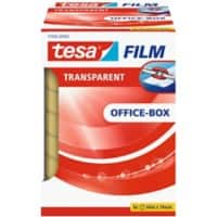 tesa Klebeband tesafilm Office-Box Transparent 19 mm (B) x 66 m (L) PP (Polypropylen) 8 Rollen