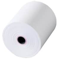 Niceday Additionsrollen Blanko 60 g/m² 76 mm x 48 m x 12 mm Kern (Ø) Weiß 5 Rollen