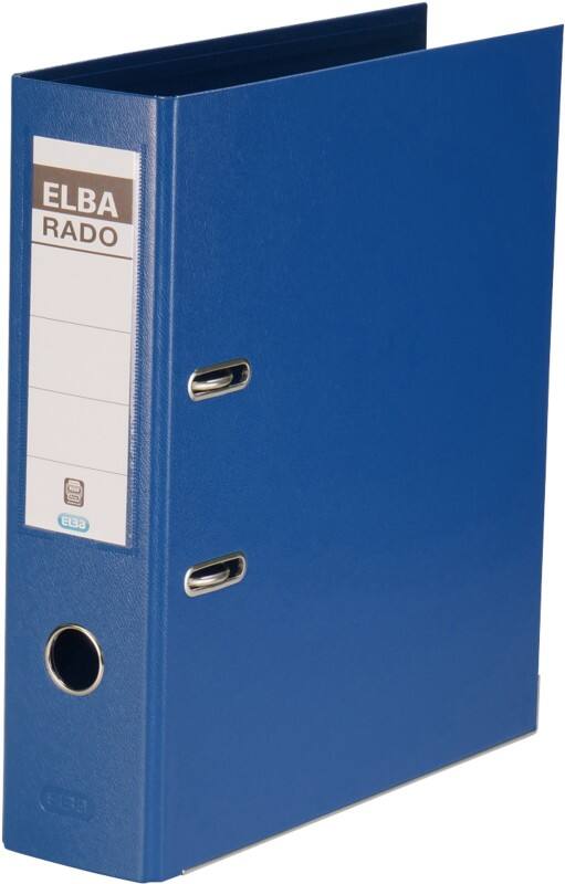 ELBA Rado Plast Breit Ordner A4 80 mm Blau 2 Ringe Rado Plast PVC (Polyvinylchlorid) Hochformat