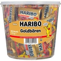 Haribo Goldbären Ananas, Apfel, Erdbeere, Himbeere, Zitrone Süßigkeiten 100 Stück à 10 g