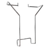 Kerkmann A5 Prospektständer Silber 6923 152 (B) x 33 (T) mm 2 Stück