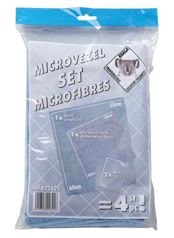 Vileda Mikrofaser Mikrofasertücher Blau 4 Stück 