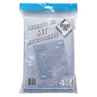 Vileda Mikrofaser Mikrofasertücher Blau 4 Stück 