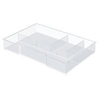 Leitz Schubladeneinsatz WOW Kunststoff Transparent 24,5 x 16,5 x 3,3 cm