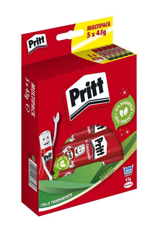 Pritt Klebestift 43 g Transparent 1445029 5 Stück