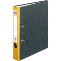 herlitz maX.file Nature Ordner A4 55 mm Gelb 2 Ringe Pappkarton Texturiert